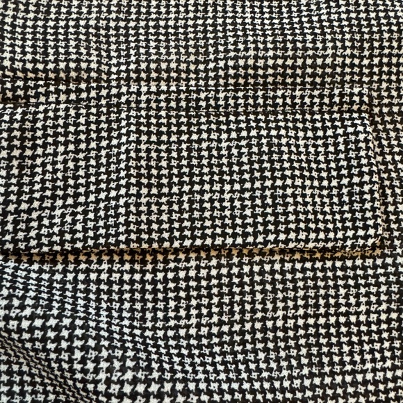 Lilli Sidonio Medium Black and White Print Sheer Button-up Blouse - Picture 7 of 7